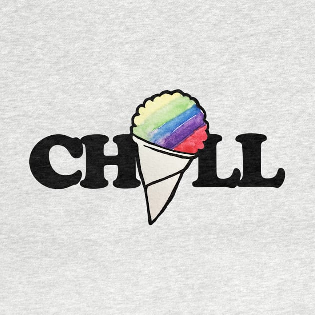 Chill retro rainbow snowcone by bubbsnugg